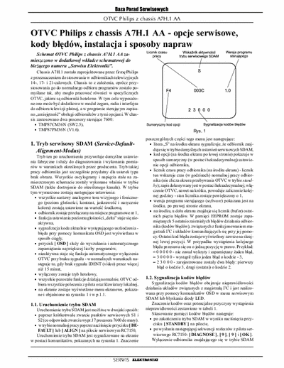 Philips 21PT381/1R(i inne) serwis mode+opis. pdf.(SE)